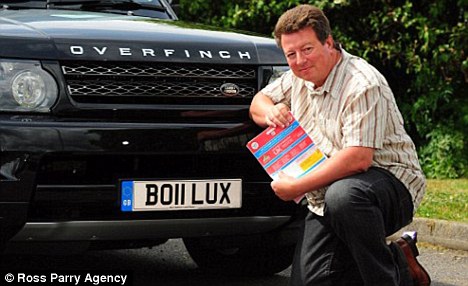 Alan Clarke's 'B011 LUX' Number Plate